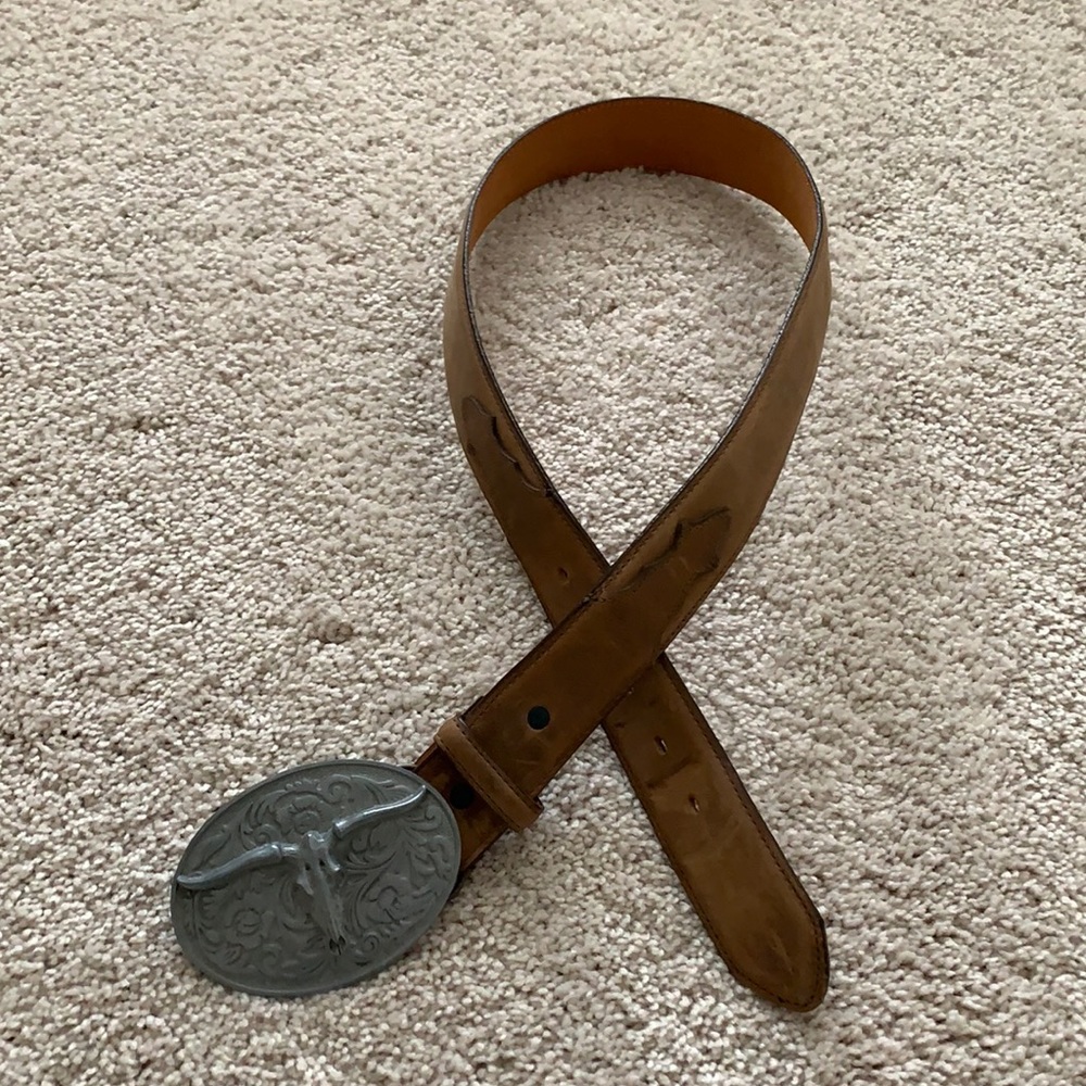 Justin’s Leather/Suede Belt